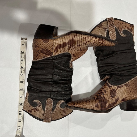 Women's Leather‎ Cowboy Boots - Size 37. - Picture 5 of 8